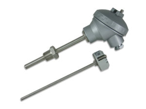 PPL8 temperature probe with pocket and spring loaded insert