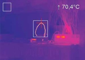 Thermal imaging using camera