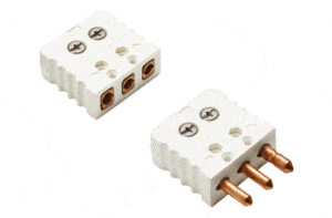 Standard three pin Thermocouple Plug and socket 220 deg c