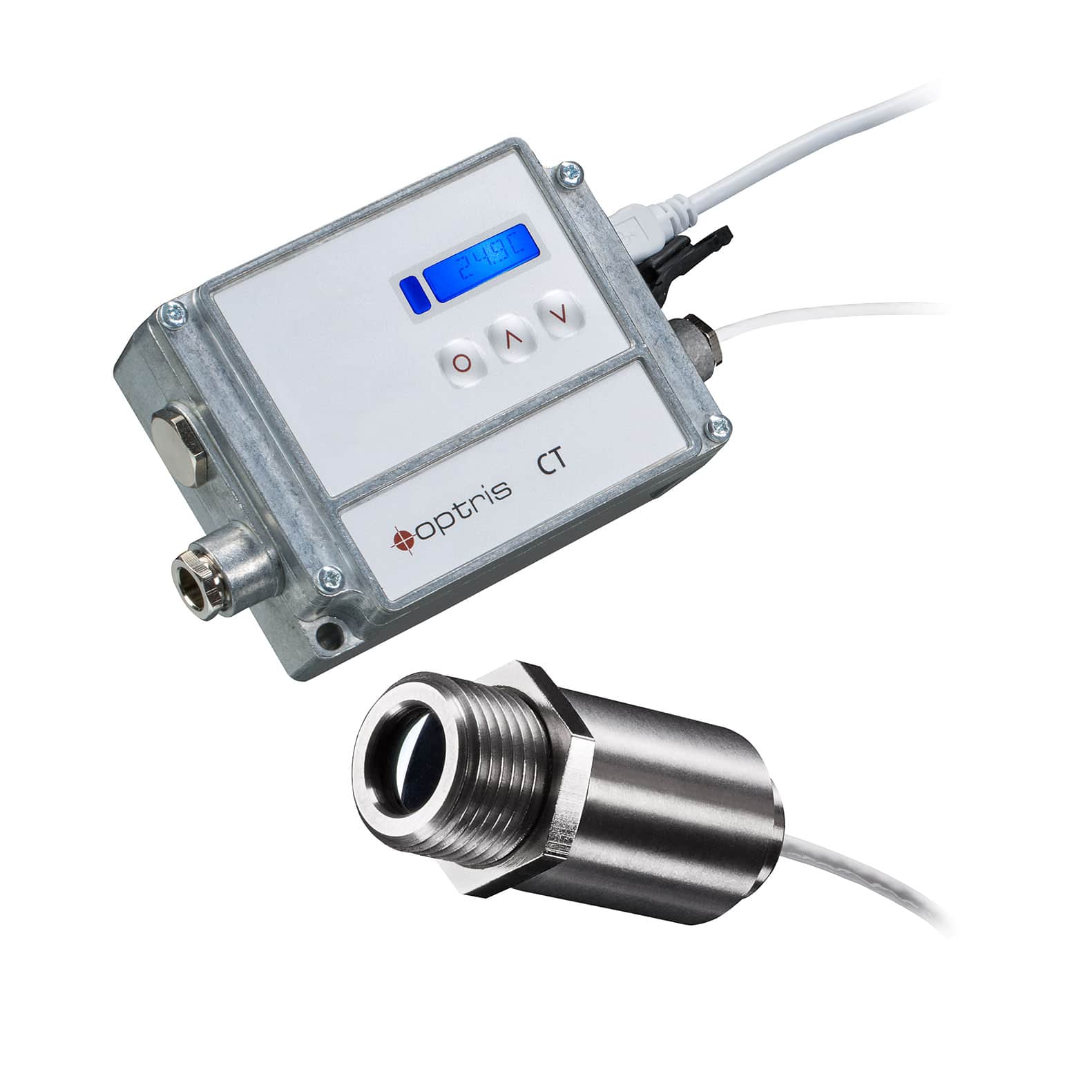 Optris CT 4ML Infrared Pyrometer for Low Temperature Metals