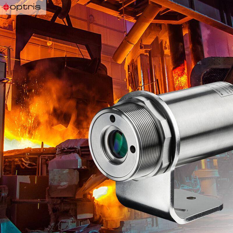 Thermal imaging camera used in industrial process